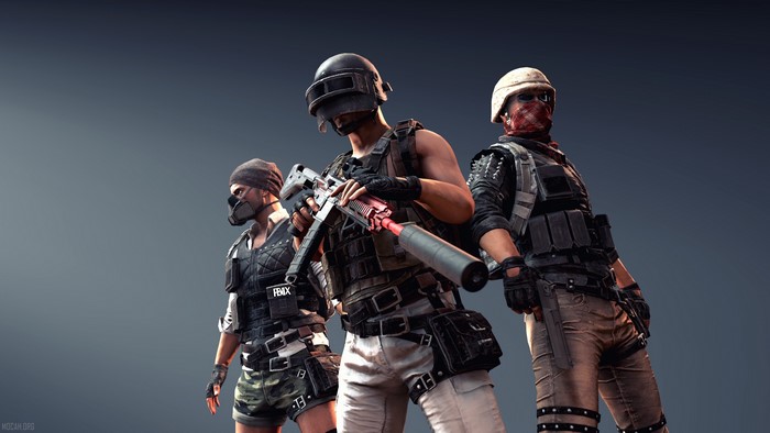 PUBG squad ready for action