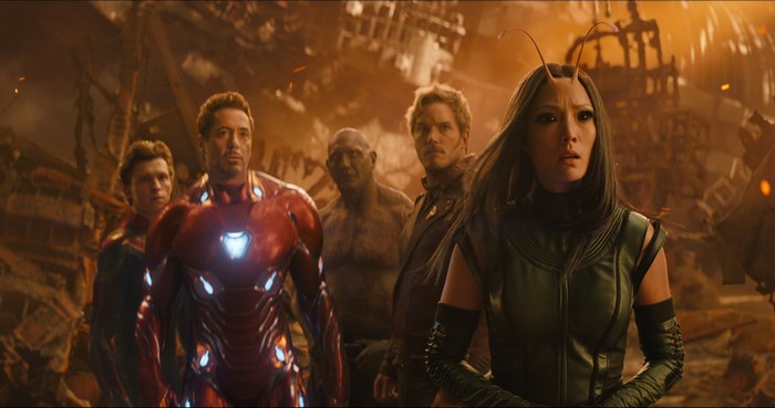 Mantis and Avengers from Marvel Comics