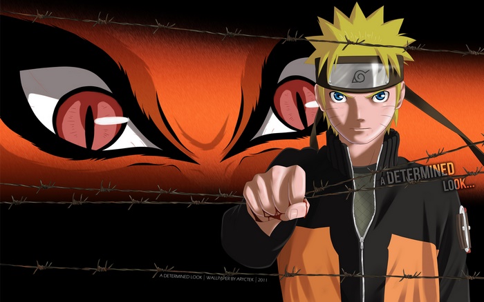 Naruto Uzumaki and Kurama from Naruto