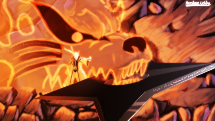 Naruto Uzumaki and Kurama