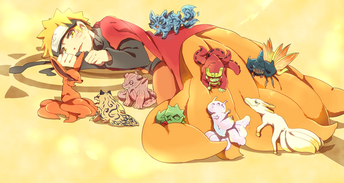 Naruto and the Nine-Tails Beasts