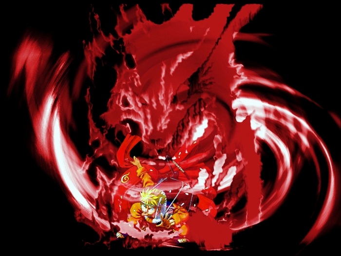 Naruto Uzumaki in Kurama's Chakra Mode