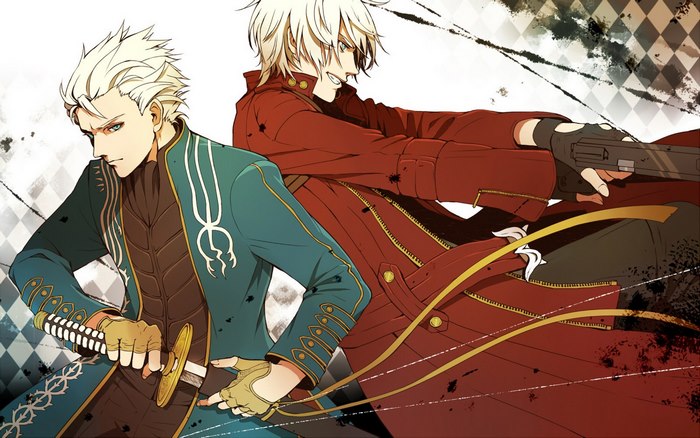 Vergil and Dante from Devil May Cry