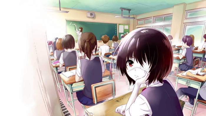 Mei Misaki in a Classroom