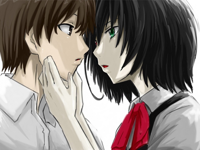 Mei Misaki and Kouichi Sakakibara from Another