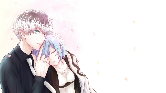 Haise Sasaki and Touka Kirishima