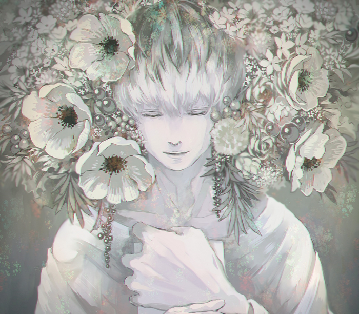 Haise Sasaki with Flowers