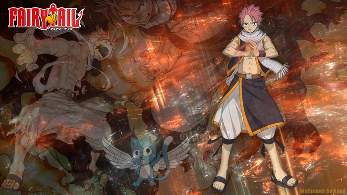 Natsu and Happy from Fairy Tail