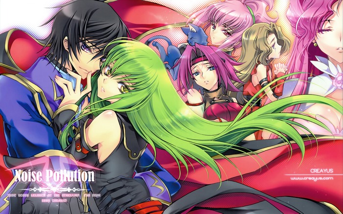 Lelouch and C.C. from Code Geass