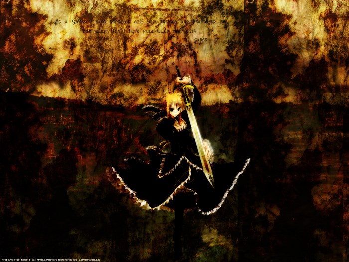 Saber Alter from Fate/Stay Night