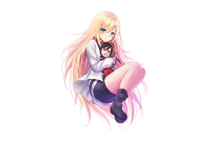 Rachel Gardner holding Zack from Angels of Death