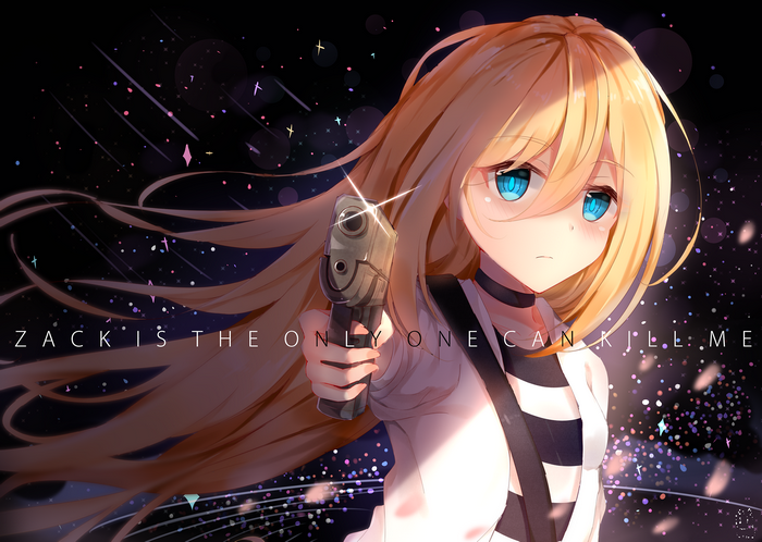 Rachel Gardner from Angels of Death holding a gun