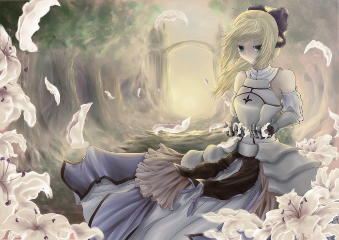 Saber Lily from Fate/hollow ataraxia