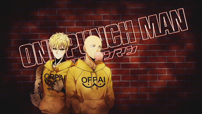Saitama and Genos from One-Punch Man