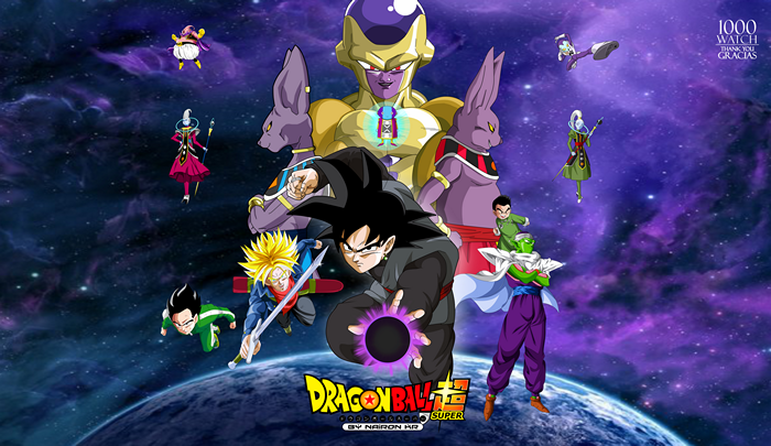 Dragon Ball Super characters in space