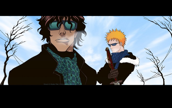 Yasutora Sado and Ichigo Kurosaki from Bleach
