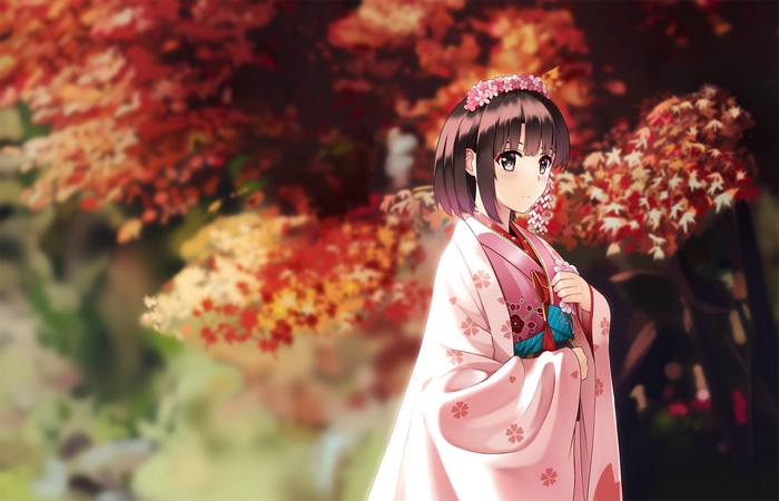 Megumi Katou in Kimono