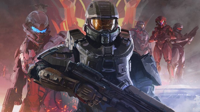 Master Chief and Spartans from Halo