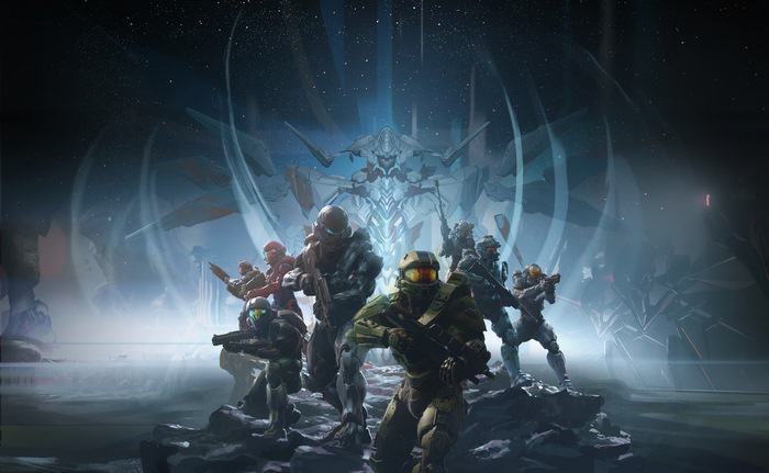 Master Chief and Spartans from Halo