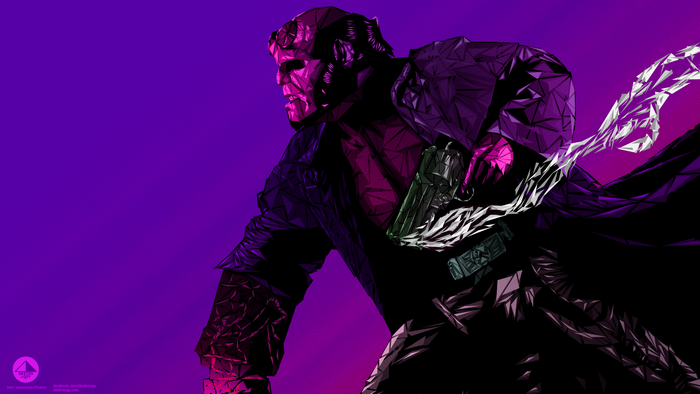 Hellboy with Gun