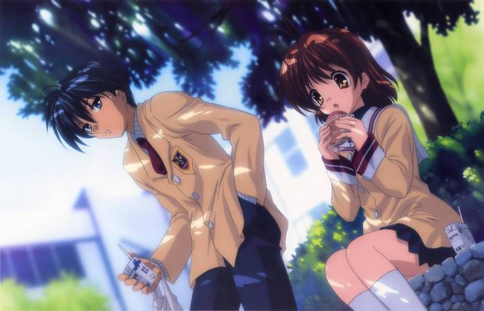 Tomoya Okazaki and Nagisa Furukawa