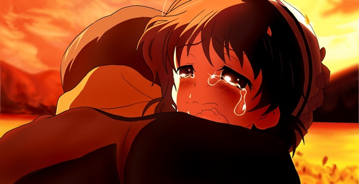 Tomoya Okazaki crying