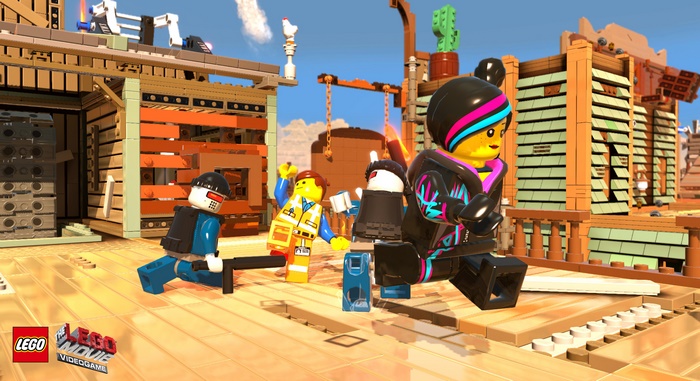 Emmet and Wyldstyle from The Lego Movie Videogame