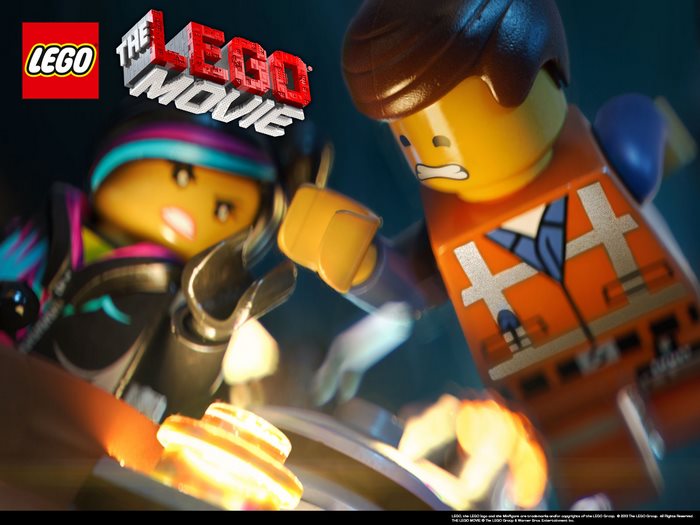 Emmet and Wyldstyle from The Lego Movie