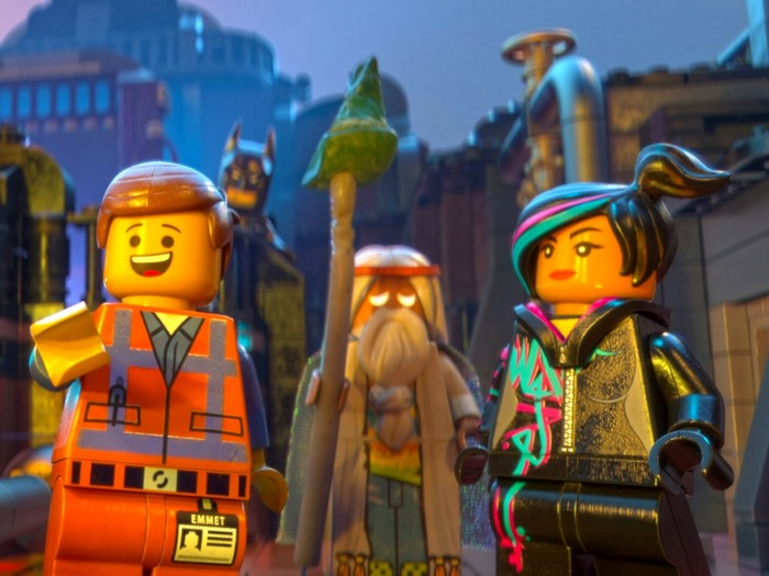 Emmet and Wyldstyle from The Lego Movie