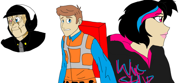 Emmet and Wyldstyle from The Lego Movie