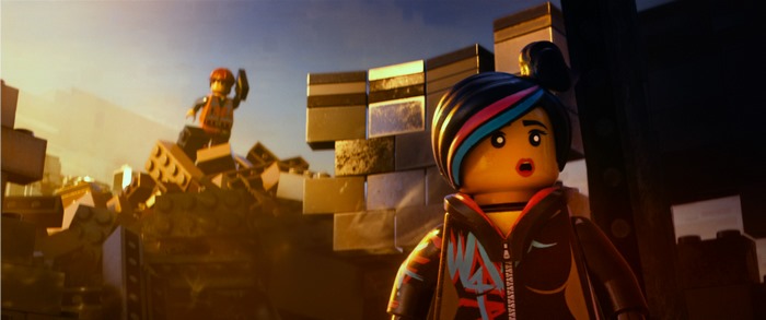 Emmet and Wyldstyle from The Lego Movie