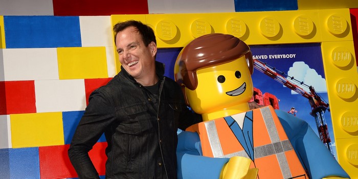 Will Arnett with Emmet from The Lego Movie