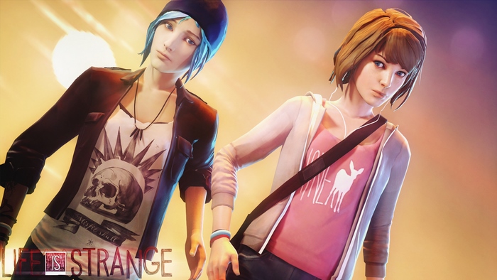 Chloe Price and Max Caulfield from Life is Strange