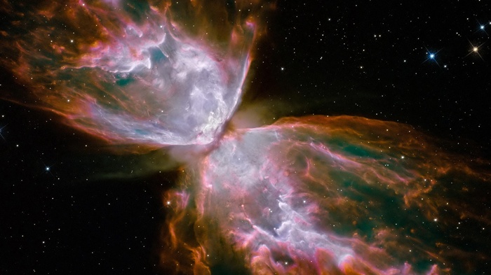 The Butterfly Nebula in Space