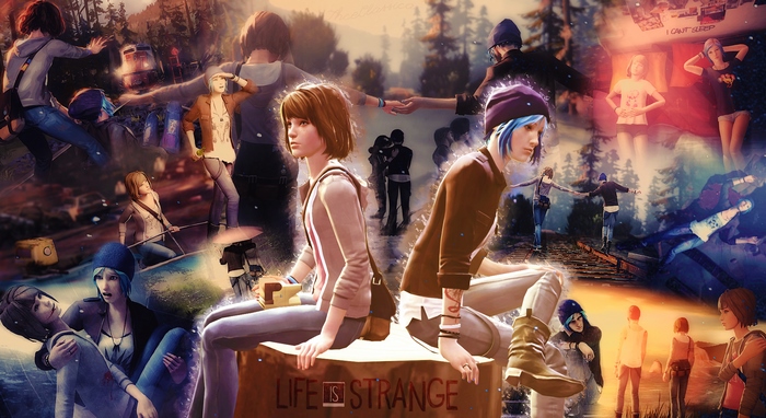 Max Caulfield and Chloe Price from Life is Strange