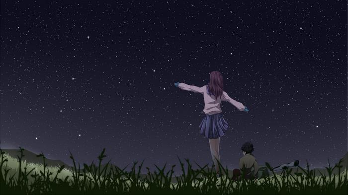 Yuri Nakamura stargazing