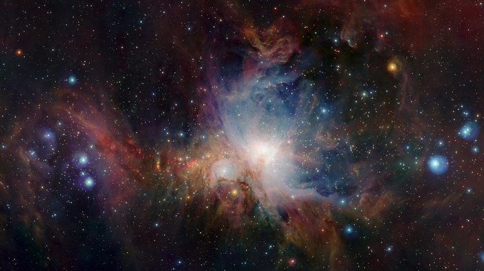 The Orion Nebula in deep space