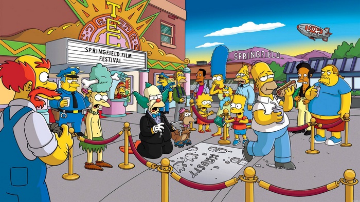 The Simpsons at the Springfield Film Festival