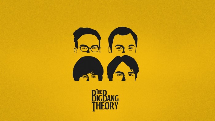 The Big Bang Theory characters silhouette