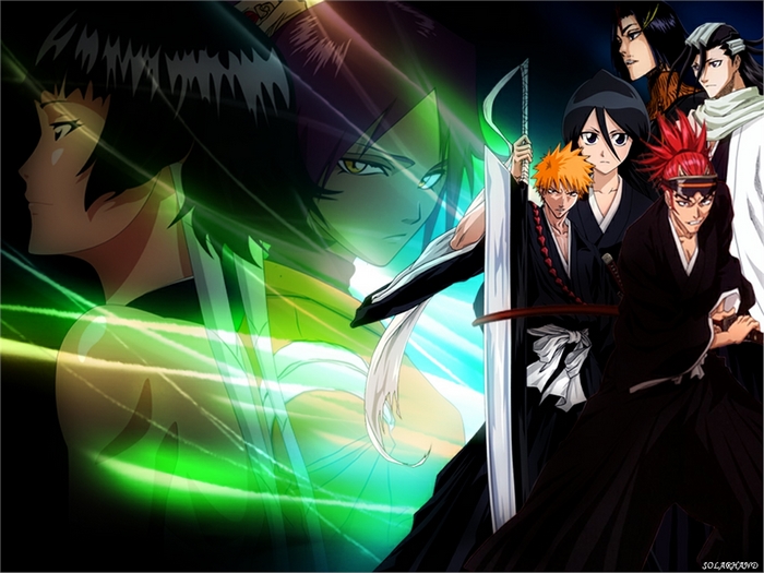 Bleach characters with Soifon