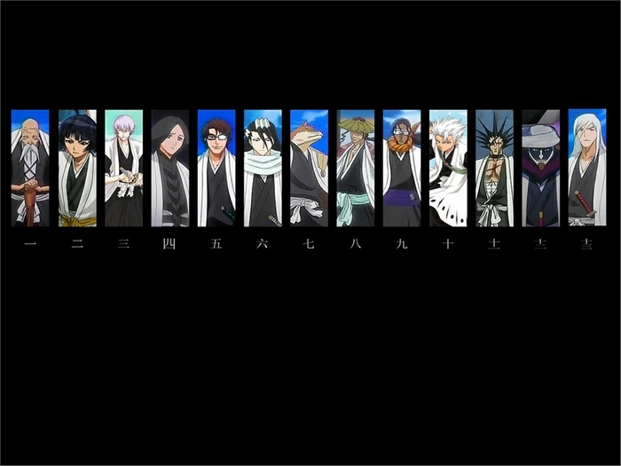 Bleach Captains Lineup