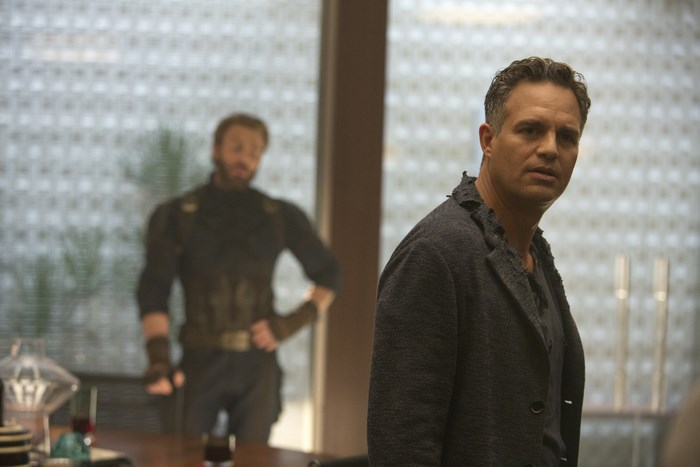 Bruce Banner and Captain America from Avengers