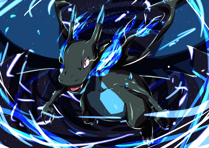 Mega Charizard X from Pokémon