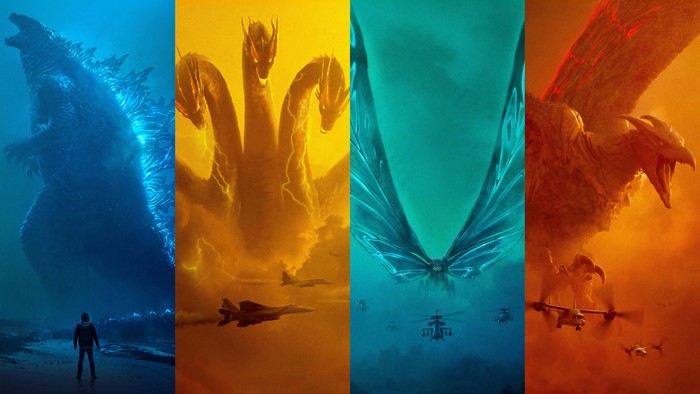 Epic Godzilla and Legendary Monsters in Dynamic Battle