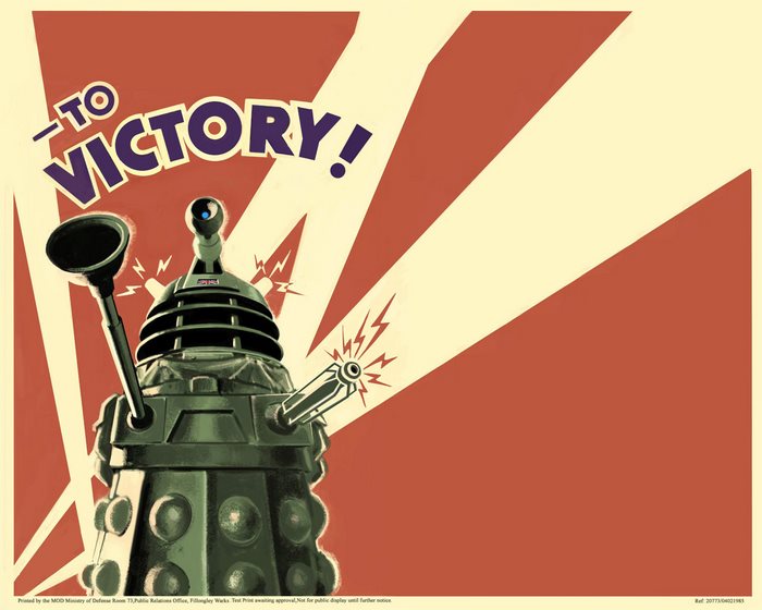 Dalek from Doctor Who poster