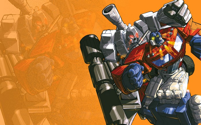 Optimus Prime and Megatron from Transformers
