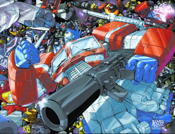 Optimus Prime and Autobots from Transformers