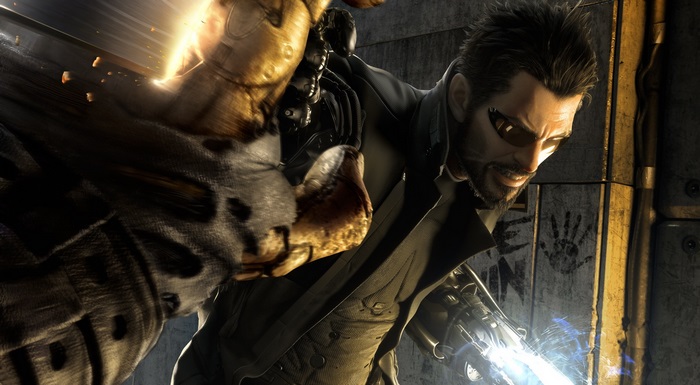 Adam Jensen in combat