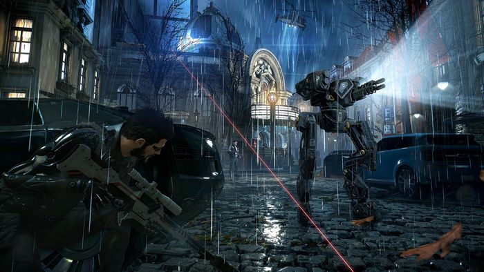 Adam Jensen in Deus Ex: Mankind Divided