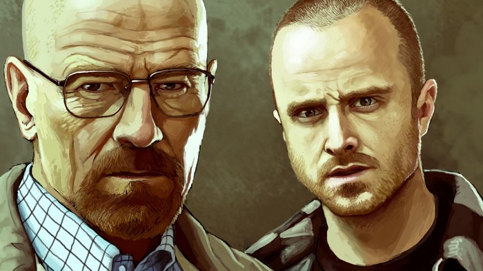 Walter White and Jesse Pinkman from Breaking Bad